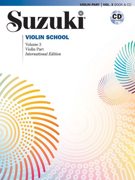 Suzuki Violin School, Vol. 3 : Violin Part & CD - Revised Edition.