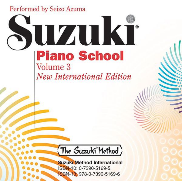 Suzuki Piano School, Vol. 3 : CD (New International Edition).