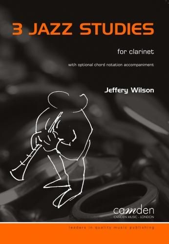 Three Jazz Studies : For Clarinet With Chord Notation Accompaniment.