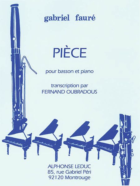 Piece : For Bassoon and Piano.