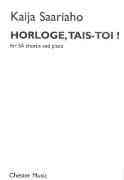 Horlage, Tais-Toi! : For SA Choir and Piano / Text by Alexandre Barrière.