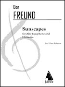 Sunscapes : reduction For Alto Saxophone and Piano.