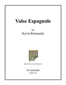 Valse Espagnole, Op. 1 : For Marimba (1993).