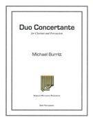 Duo Concertante : For Clarinet and Percussion.