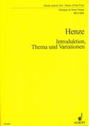 Introduktion, Thema und Variationen : For Violoncello, Harp and String Orchestra.