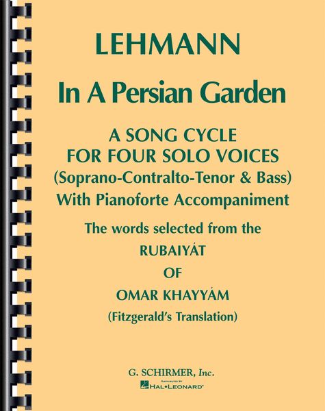 In A Persian Garden : For Voice & Piano.