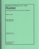 Hamlet [F/E] : Opera En Cinq Actes.