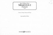 Mementos 2 (Pastiche) : For Clarinet, Trumpet, Percussion And Piano (2006).