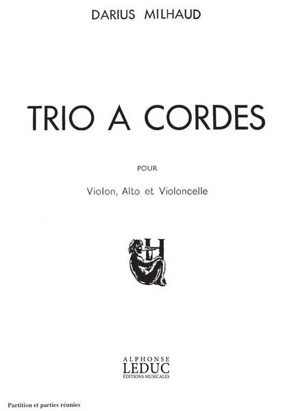 Trio à Cordes No. 1 : Pour Violon, Alto Et Violoncelle.