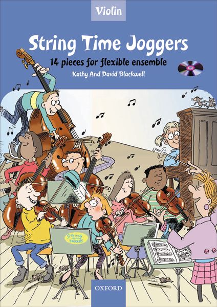 String Time Joggers : 14 Pieces For Flexible Ensemble - Violin Part.