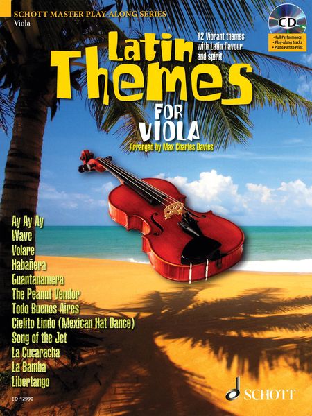 Latin Themes : For Viola / arranged by Max Charles Davies.