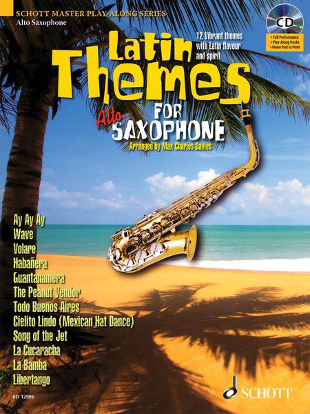 Latin Themes : For Alto Saxophone / arranged by Max Charles Davies.