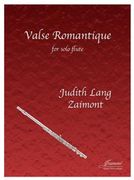 Valse Romantique : For Solo Flute (1972).