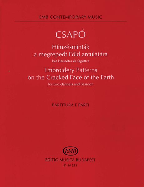 Embroidery Patterns On The Cracked Face Of The Earth : For Two Clarinets and Bassoon.