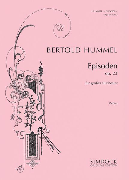 Episoden, Op. 23 : Für Grosses Orchester (1962).