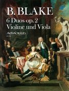 Sechs Duos, Op. 2 : Für Violine Und Viola / Edited By Yvonne Morgan.