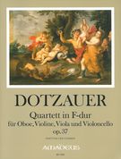 Quartett In F-Dur, Op. 37 : Für Oboe, Violine, Viola Und Violoncello / Edited By Bernhard Päuler.