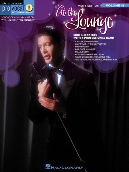 At The Lounge : Sing 8 Jazz Hits With A Professional Band / Men's Edition.