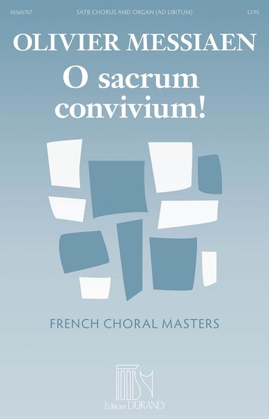 O Sacrum Convivium : For SATB and Optional Organ.