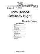 Barn Dance Saturday Night : For Concert Band.