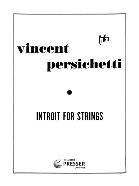 Introit For Strings, Op. 96.