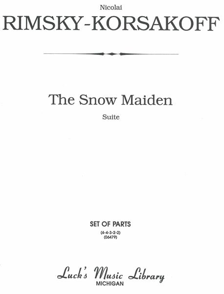 Snow Maiden Suite - Complete Parts Set.