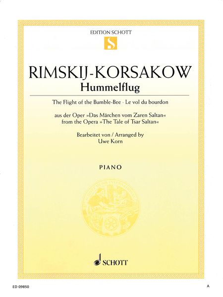 Flight of The Bumble-Bee : For Piano / arranged by Uwe Korn.