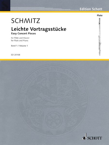 Easy Concert Pieces For Flute and Piano, Vol. 1.