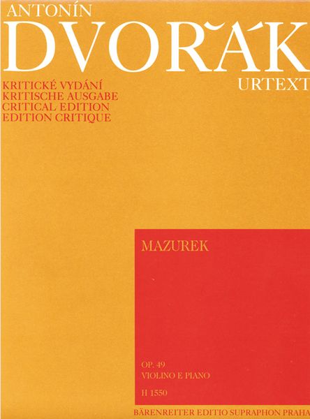 Mazurek Op. 49 : For Violin and Piano.