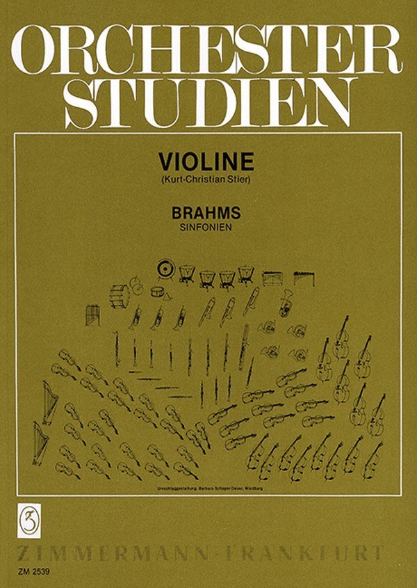 Orchesterstudien : For Violin - Symphonies / Ed. by Stier.