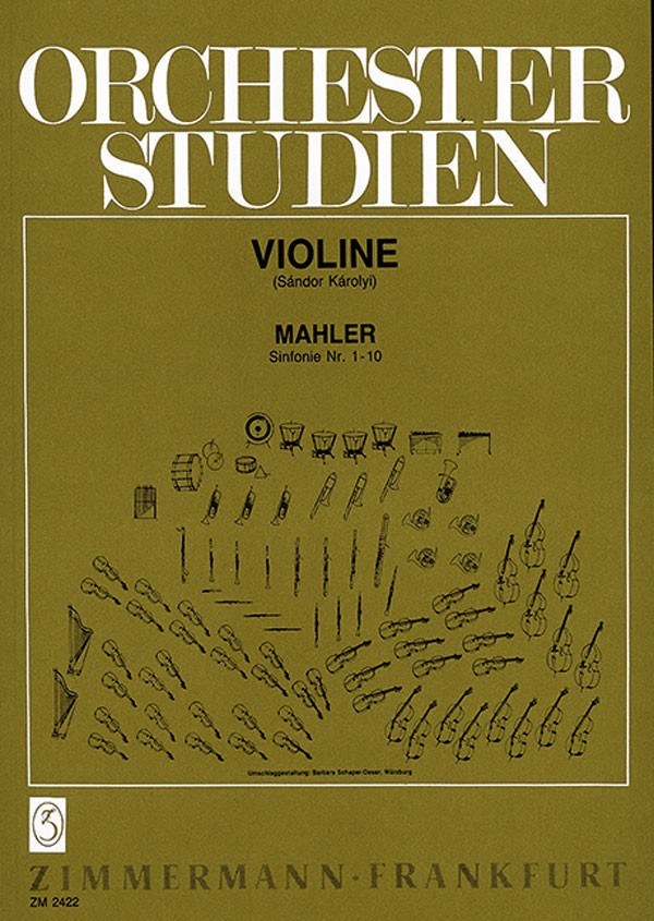 Orchesterstudien : For Violin / Ed. Karolyi.