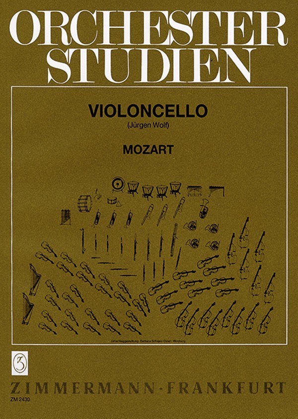 Orchesterstudien : For Violoncello / Ed. Wolf.