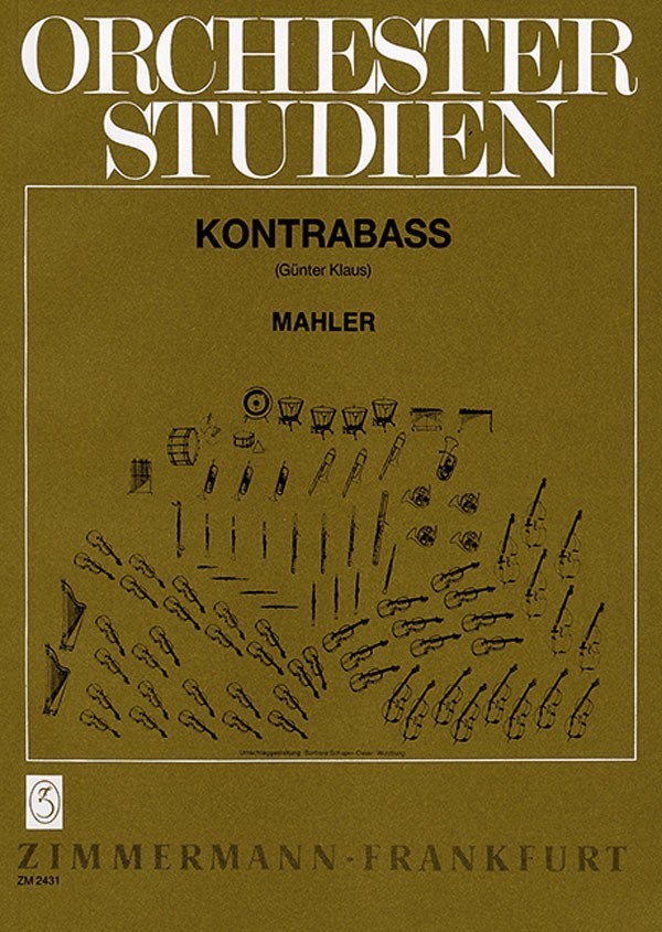 Orchesterstudien : For Doublebass / Ed. Klaus.