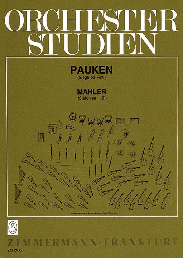 Orchesterstudien : For Pauken (Sinfonien 1-9) / herausgegeben von Siegfried Fink.