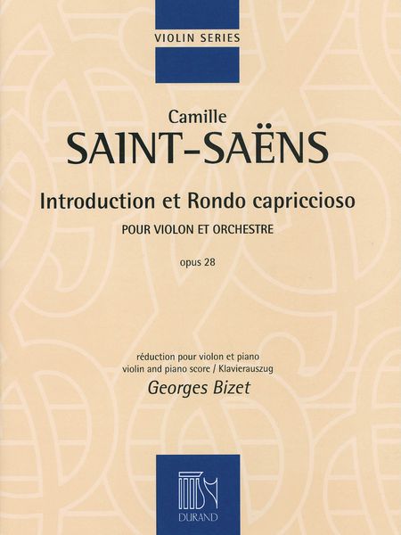 Introduction Et Rondo Capriccioso, Op. 28 : For Violin and Piano / reduction by Georges Bizet.