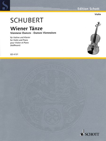 Wiener Tänze : Für Violine und Klavier / edited by Adolf Hoffmann.