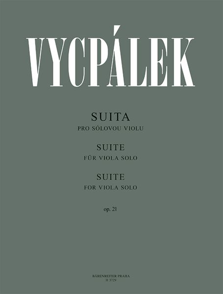 Suite, Op. 21 : For Solo Viola.