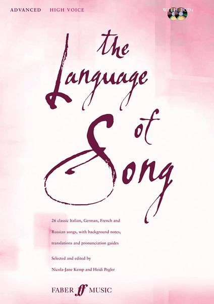 Language of Songs : Advanced/High Voice.