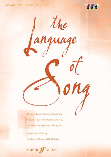 Language of Songs : Advanced/Medium Voice.