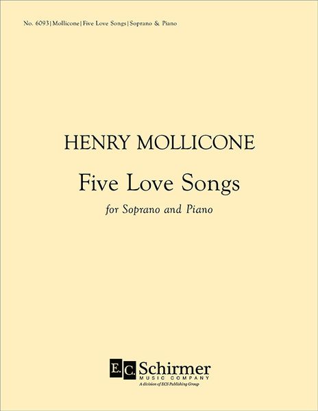 Five Love Songs : For Soprano And Piano (2000).