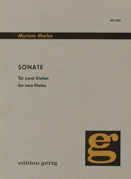 Sonate : For Two Violas (1966).