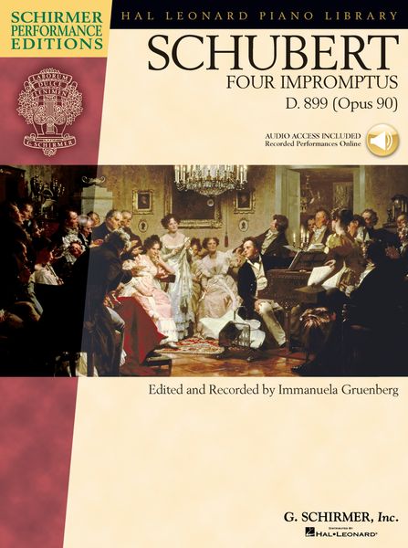 Four Impromptus, D. 899 (Op. 90) : For Piano / edited by Immanuela Gruenberg.