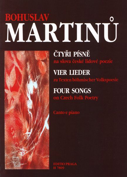 Four Songs On Czech Folk Poetry.