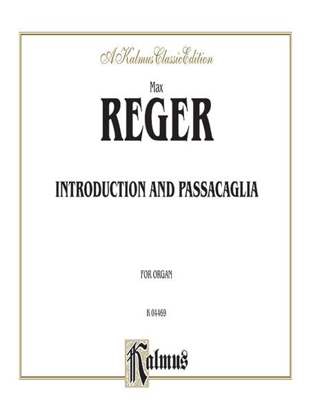 Introduction and Passacaglia : For Organ.