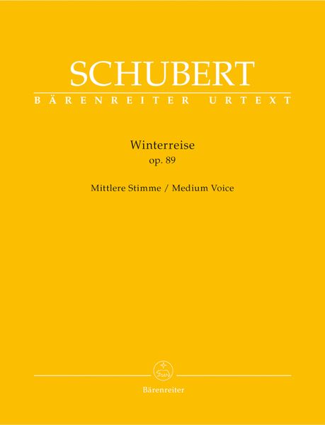 Winterreise, Op. 89 : For Medium Voice and Piano / edited by Walther Dürr.