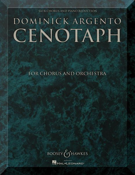 Cenotaph : For SATB Chorus and Orchestra - Piano reduction.