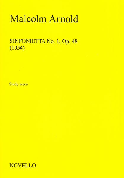 Sinfonietta No. 1, Op. 48 : For Chamber Orchestra (1954).