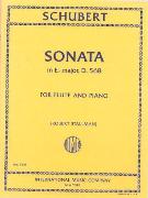 Sonata In E Flat Major, D. 568 : For Flute and Piano / edited by Robert Stallman.