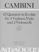 67. Quintett In Es-Dur : Für 2 Violinen, Viola Und 2 Violoncelli / edited by Bernhard Päuler.