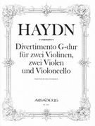 Divertimento G-Dur, Hob. II/2 : Für Zwei Violinen, Zwei Violen und Violoncello.